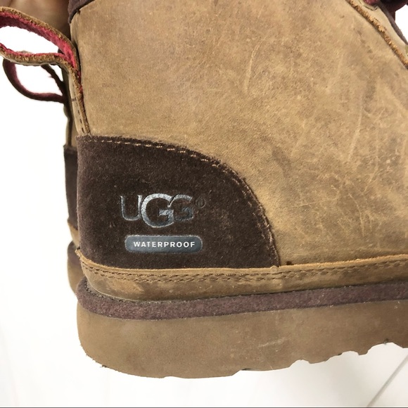 UGG Neumel II Waterproof Lace-Up Boots Kids Size 4 - Picture 12 of 16